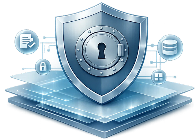 Ilustração de segurança digital